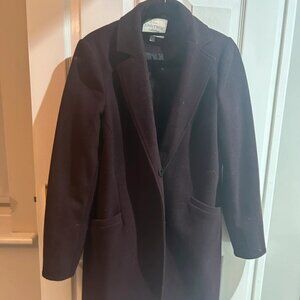 George dark purple winter coat